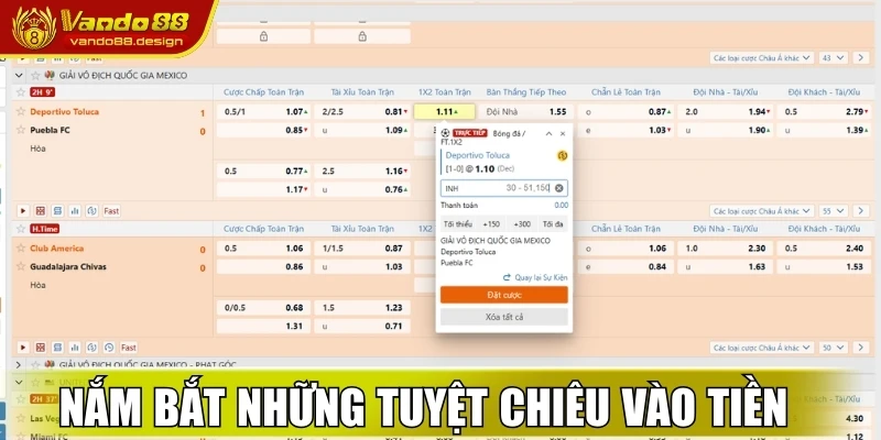 Kèo Handicap Là Gì? Luật Chơi Và Bí Quyết Soi Kèo Vando88 3 Nắm bắt những tuyệt chiêu vào tiền thông minh từ cao thủ