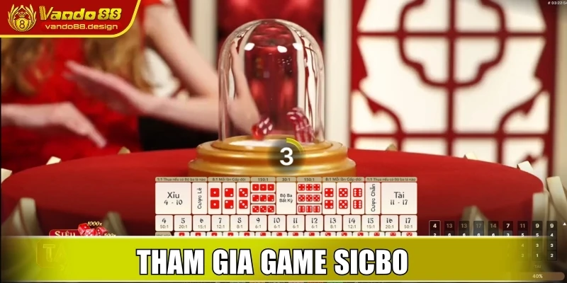 Tham gia game Sicbo (Tài xỉu)