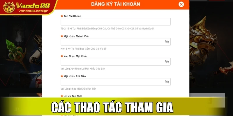 Nhu90 – Sân Chơi Cá Cược Uy Tín Khuyến Mãi Siêu Hấp Dẫn 3 Các thao tác tham gia sân chơi siêu đơn giản